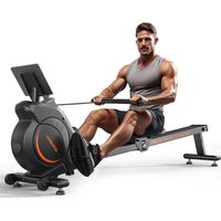 YOSUDA Testsieger Rudergerät für Zuhause, Ultraleise Magnetische Rudermaschine (Cardio-Training), 16 Widerstandsstufen, APP & LCD, Platzsparend Verstaubar, Einfache Montage, Bis 160kg Belastbar