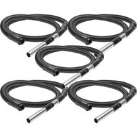 vhbw 5x Tuyau compatible avec Nilfisk GS 90, King, VP930, VP930 S2 aspirateurs - 2,41 m, poignée, avec raccord circulaire 32mm