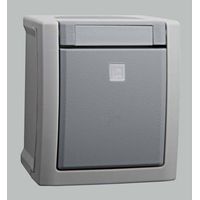 VIKO Interruttore per ambienti umidi Pulsanti Pacific Grigio 90591014-DE 1 pz.