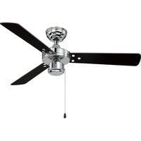 Ventilateur de plafond Cyrus Chrome