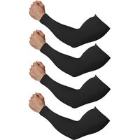 Manches de bras pour hommes et femmes, manchons couvrant les bras pour hommes et femmes (lot de 4 paires)