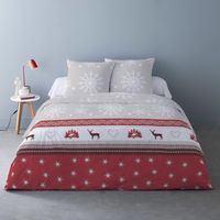 Housse de couette 240x220 VIXEN + 2 taies matière Polaire