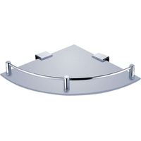 Nimco Kibo - Eckablage, mattes Glas/Chrom Ki 14091RA-26