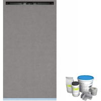 Receveur de douche à carreler 180 x 90 cm WEDI Fundo Riolito Neo + Kit d'étanchéité