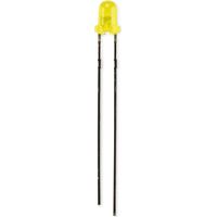 KINGBRIGHT LED, L-1154YD, Gelb, 3 mm (T-1), 588 nm, 15 mcd, 60°, Rund
