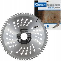 Lame de scie circulaire geko circular saw blade 210 mm 60 dents