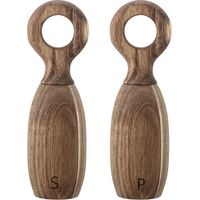 Bloomingville Juego de molinillos marrón 21 cm
