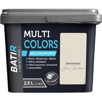 Batir Mehrfarbenfarbe Mehrzweck-Satin 2,5l - Batir