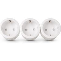 Entac ES-3S-RC adaptador de enchufe eléctrico Blanco