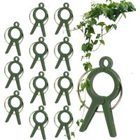 Clips pour plantes de soutien, grande taille pour fleurs et vignes, clips réutilisables pour le jardinage de tomates et légumes
