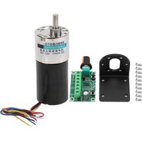 Brushless Motor with Bracket Governor CW/CCW Low Speed 12V for CNC Machine Tool XD-37GB365050rpm/min