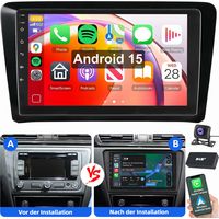 Pour Skoda Rapid Spaceback 2012-2020 autoradio Android 15 Carplay GPS 2+32G DAB CAM
