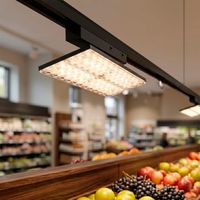 Projecteur sur rail LED 30 W CCT Market noir