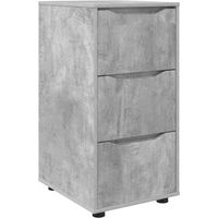Armoire De Chambre - Armoire de rangement Gris béton 40 x 48 x 81 cm fr7399 - Maison La Vie