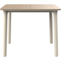 Table carrée extérieur 90x90 sable - ivoire NOA garbar