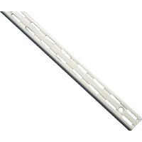 Crémaillère pour étagère 2060mm en acier laqué blanc – Entraxe 32mm – Montage flexible pour rangement optimisé – Strauss Vonderweidt