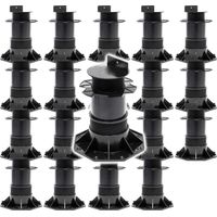 XPOtool Juego de 20 bases regulables para terraza carga máxima 2700kg ajustable en altura 140-210mm
