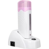 Chauffe-Cire Électrique Portable pour Salon, Appareil de Cire Chaude avec Thermostat et Prise Européenne 220V