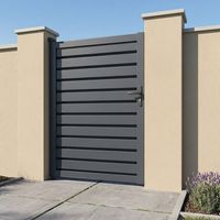 Portillon brise-vue L 1000 x H 1557 mm (Gris Anthracite)