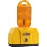 WEMAS Absperrtechnik TL-Rundumleuchte 2000/360 , gelb, RSA21 Gehäuse gelb, mit Halter, KZP "WEMAS