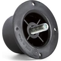 INDAUX pata niveladora sandy m8 acabado negro altura 65-100mm