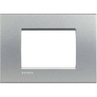 Placca 3 posti Tech Bticino Living LNA4803TE