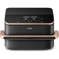 Cosori DualBlaze TwinFry Chef Edition 10L double air fryer 2800W VeSync gris foncé, or rose