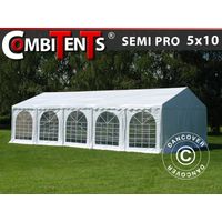 Marquee, SEMI PRO Plus CombiTents® 900 5x10 m, 3-in-1, White - Dancover