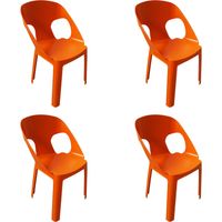 SET 4 SILLA RITA AZUL CIELO