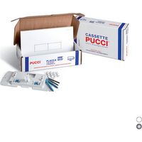 Eco-Dickplatten-Set 12 mm für Pucci-Kassetten 1992-2010, Chrom