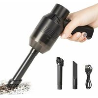 KZQ Mini Vacuum Cleaner, Computer Keyboard Vacuum, USB Rechargeable Cordless Handheld Vacuum for Cleaning Computers, Home, Pet Houses, and Cars