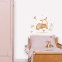 Stickers muraux Vintage Fairy Garden Sweet Dreams 30,5 x 40cm Multicolore