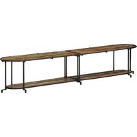 Meuble TV Banc TV Armoire TV 200x42x40 cm Bois massif de récupération