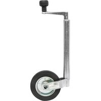 Ruota di supporto per rimorchio in PVC 160X40mm, diametro tubo esterno 34mm, diametro tubo interno 28mm, carico 100Kg