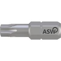 ASW - PUNTAS TORX CORTAS TX 05 x 25 mm. PROFESIONAL