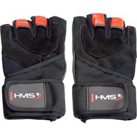 Gants de fitness homme RST01 taille S HMS (noir - rouge)