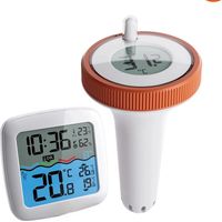 Das kabellose Poolthermometer ist schwimmfähig und gut ablesbar. Es handelt sich um ein wasserdichtes, kabelloses Digitalthermometer (IPX7), das sich für Schwimmbäder, Aquarien, Kaltluftbäder