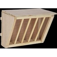 Râtelier à foin pour lapins râtelier bois avec assise LxlxH: 25x17x20 cm