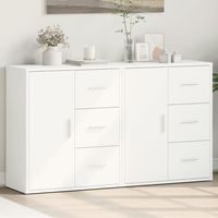 Buffets 2 pcs, Enfilades, Armoires de cuisine blanc 60x31x70 cm bois d'ingénierie WFE964372 DESIGN IN