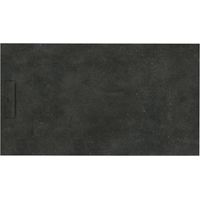 SIENA - Plato de ducha 170x70cm Negro fósil - Antideslizante - Resistente y de diseño - Disponible en varias medidas y colores