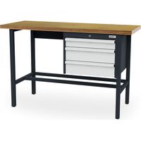 WS24 Arbeitstisch Schubladen: 1 x 100 2 x 150B x T x H 1.500 x 600 x 960 mm - WS24-100394