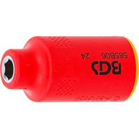 BGS 35868 VDE-Steckschlüssel-Einsatz Sechskant, An trieb Innenvierkant 10 mm (3/8"), SW 6 mm