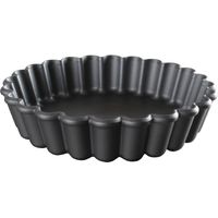 Moules à tartelette ronds cannelés Exoglass 90mm (lot de 12) - MATFER BOURGEAT