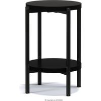 KONSIMO GERIS Couchtische Wohnzimmertisch Spanplatte, schwarz