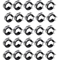 25x Stahl Rohr Schellen 32mm 33mm 34mm 35mm Schraub Schelle Halter Befestigung