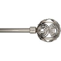 CABEK barra forja extensible 120/210 colibri niquel , Barra de forja extensible Colibrí níquel 120/210 Ideal para colgar tus cortinas y adornar las estancias Extensible de