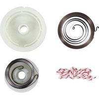 Kit Démarreur Poulie Corde Ressort de Recul pour Tronçonneuse 52Cc 58Cc 5200 5800 Réparation Facile
