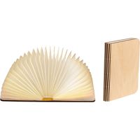 Lampe livre Taille L en bois véritable Erable