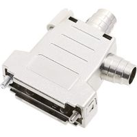 encitech DSSK-M-15-L-K 6260-0106-02 D-SUB Gehäuse Polzahl: 15 Kunststoff, metallisiert 180 °, 45 ° S
