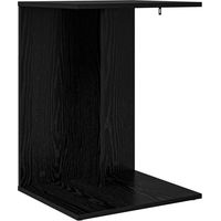 vidaXL Table d'appoint Chêne noir 45 x 40 x 62,5 cm Bois d'ingénierie